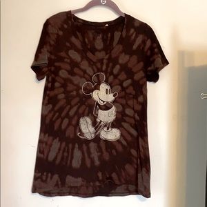 Mickey bleach dyed tee